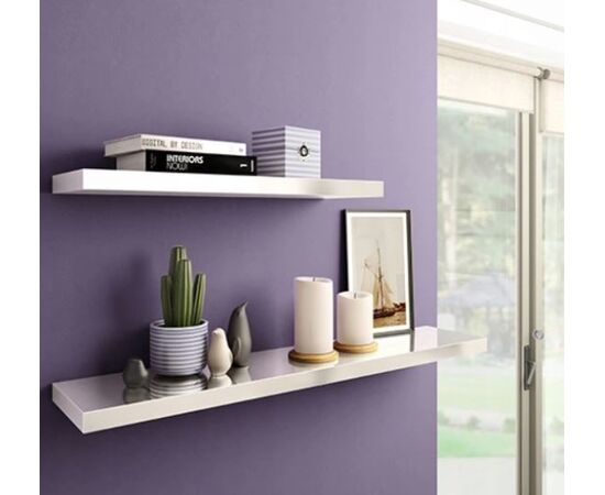 Shelf with concealed fixing white Velano FSG 80/24 795x235 mm