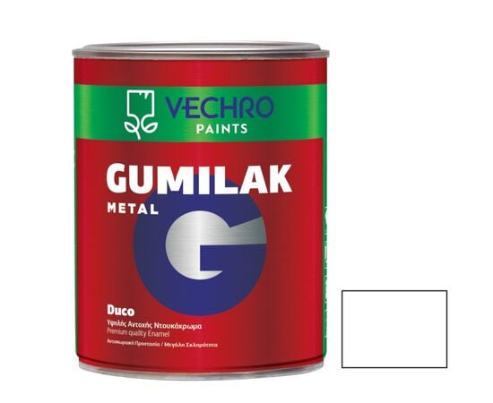 Oil paint for metal Vechro Gumilak metal white satin 2,5 l