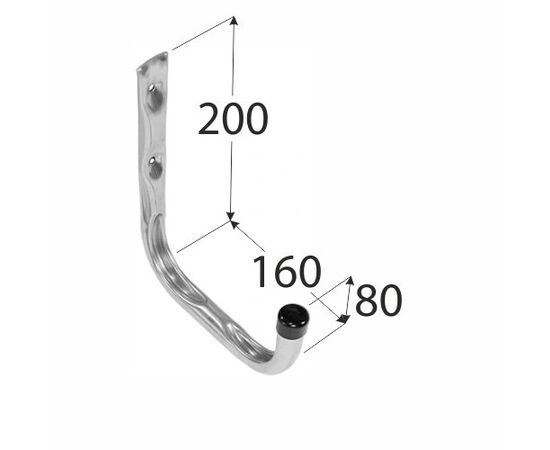 Крюк Domax HPU160 200x160x80 мм