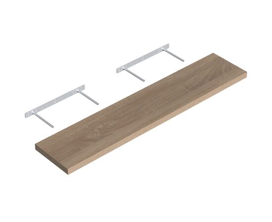 Shelf with hidden fastening oak VELANO 65147 1200x250 mm