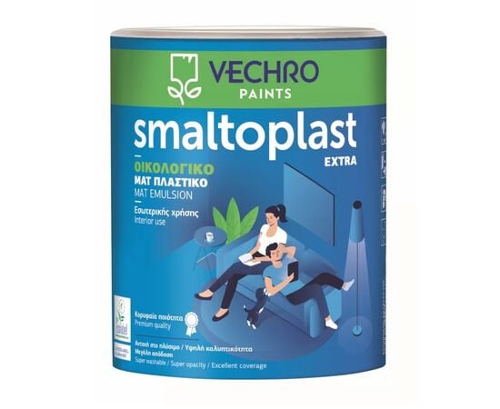 Water-based paint Vechro Smaltoplast Extra 750 ml black