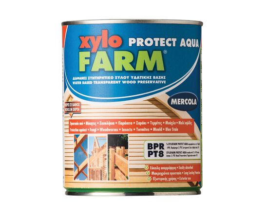 Wood preservative Evochem Xylofarm Protect Aqua BPR PT8 5 l