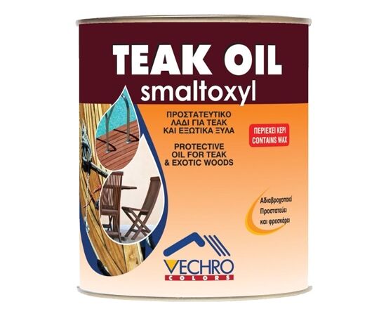 Oil for wood surfaces Vechro Smaltoxyl Teak Oil 2.5 l