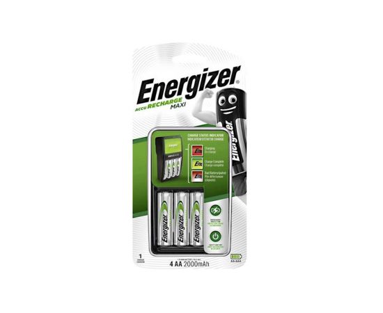 დამტენი Energizer AA 4ც 2000mAh Maxi