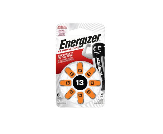 Batteries Energizer hearing aid HA13 8 pcs Zinc Air