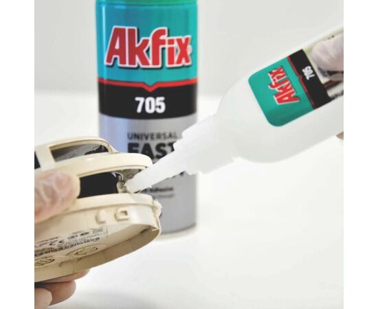 Клей с активатором Akfix 705 GA060 200 мл + 65 г прозрачный