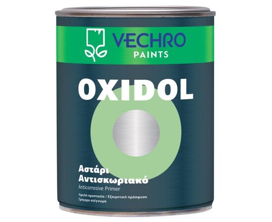 გრუნტი ლითონის ანტიკოროზიული Vechro Oxidol Grey 0.375 ლ