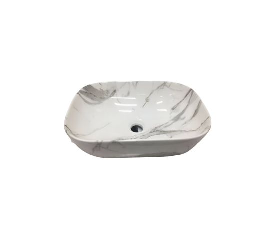 Умывальник настольный ESERO SKT-28-A0087 White Marble