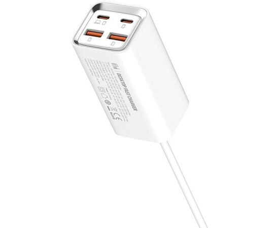 Зарядка LDNIO A4610C 65W 2 USB-A 2 USB-C