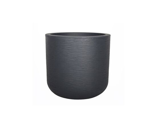 Plastic pot EDA Plastiques Rond GRAPHIT'UP 38,5x36,8cm 32,5l