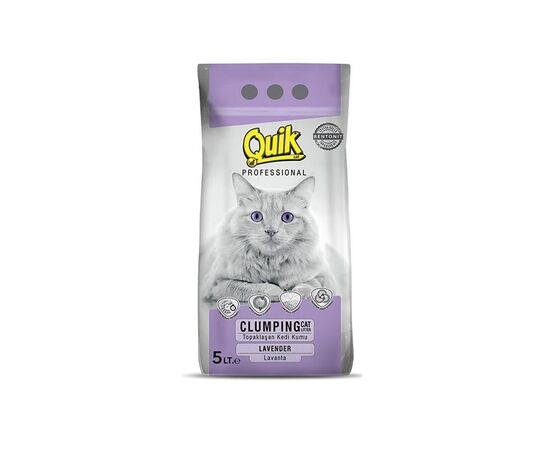 Cat toilet filler Bentonite Quik 5l lavender