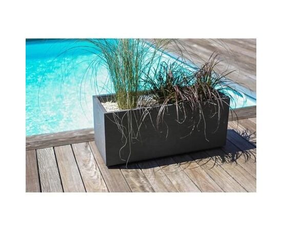 Plastic pot EDA Plastiques JARDINIERE GRAPHIT'UP 79,5 X 29,5 X 29,5 cm 57 l