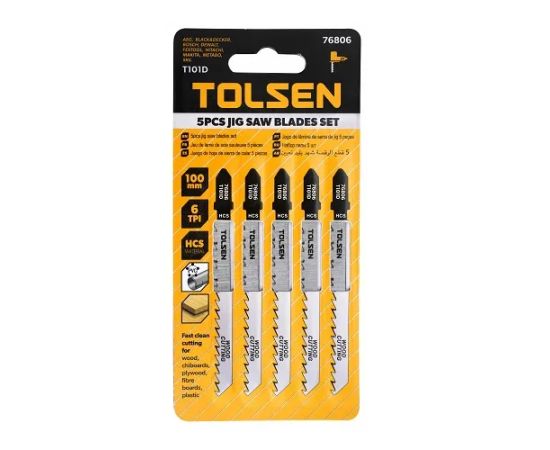 Jigsaw files Tolsen TOL1528-76806 T101D 5 pcs