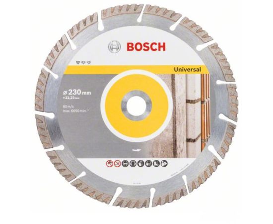 ალმასის დისკი უნივერსალური Bosch Standard for Universal 230x22.23 მმ