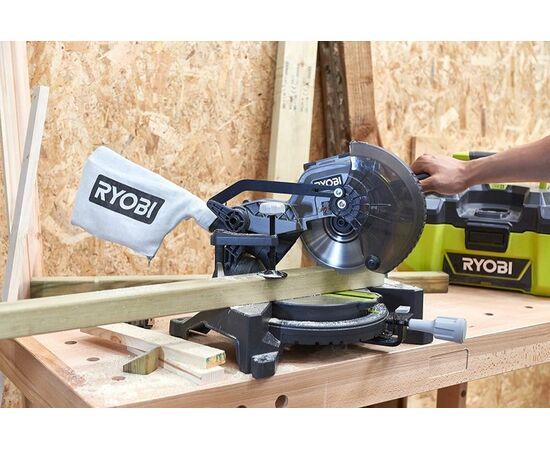 Торцовочная пила Ryobi ONE+ EMS190DCL 18V без аккумулятора