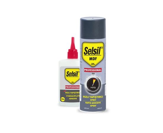 Клей Selsil MDF 100 ml.+25 g.