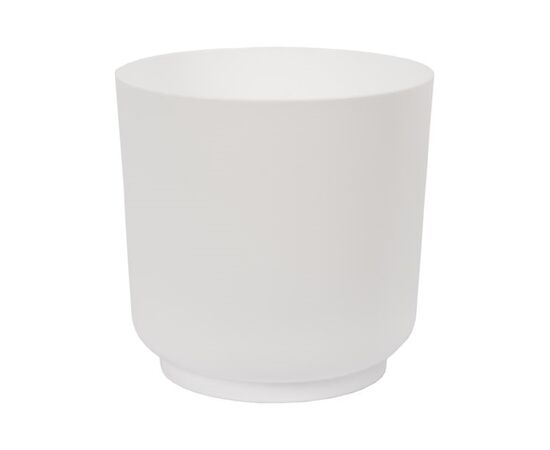 Plastic flower pot FORM PLASTIC Satina 4210-011 Ø17 white