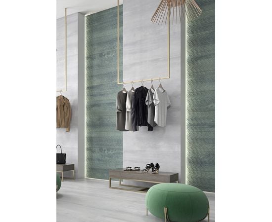 Tile Geotiles Rlv Isola Sage 33.3x100 cm.