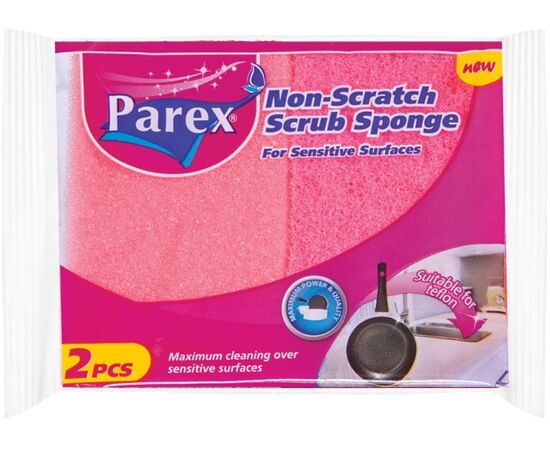 Губки кухонные Parex Non Scratch Scrub 2 шт