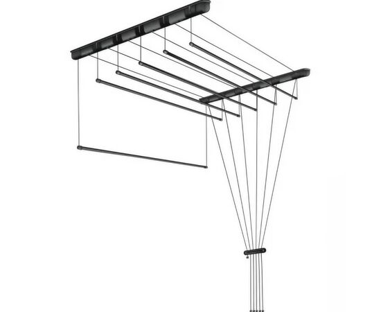 Drywall ceiling steel SHILZ 2 m black 5 pipes