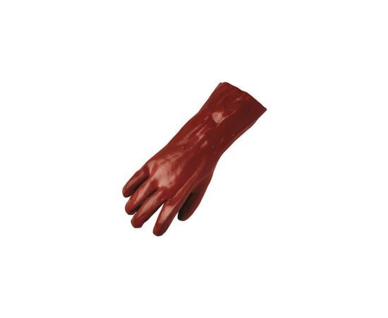 Chemical gloves EPA S10 red (with cotton lined)