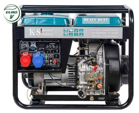 გენერატორი დიზელის Konner&Sohnen KS 8100HDE-1/3 ATSR 6.5kW