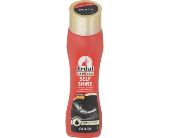 Shoe polish with applicator Erdal 75 ml black