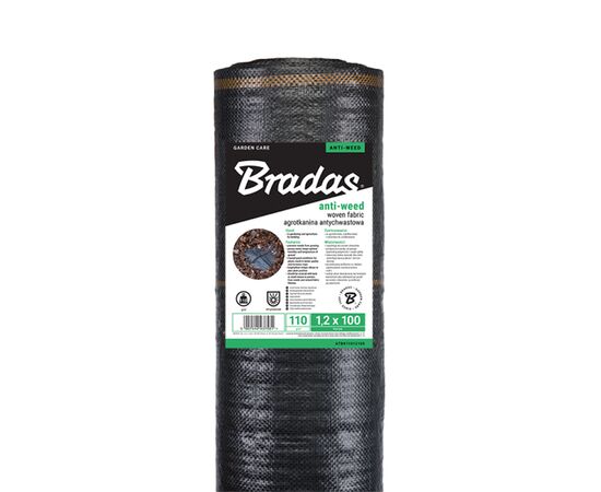 Agrotextiles black Bradas 110g 1.6x100 m