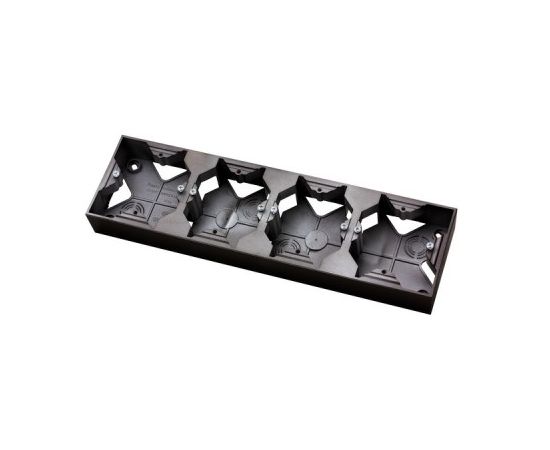 Outdoor mounting box ARIA OSPEL 4 black