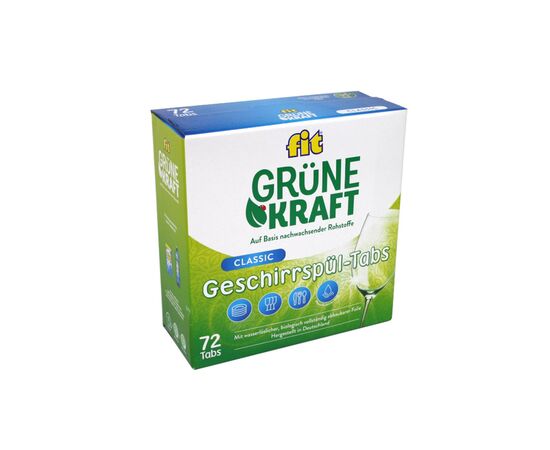 Таблетка для посудомоечной машины Grüne Kraft 72 шт