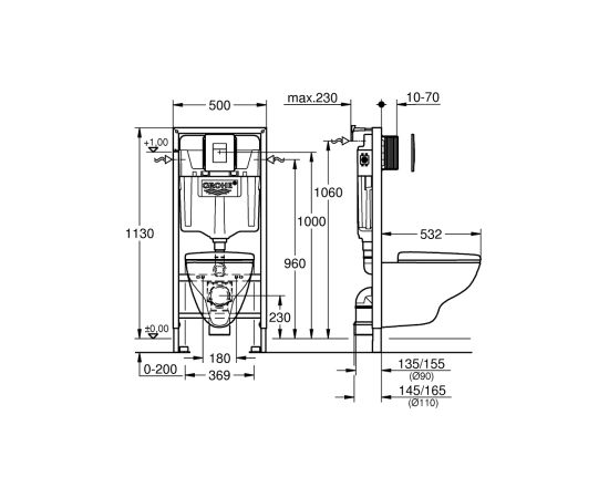 Комплект инсталаций Grohe 39467000