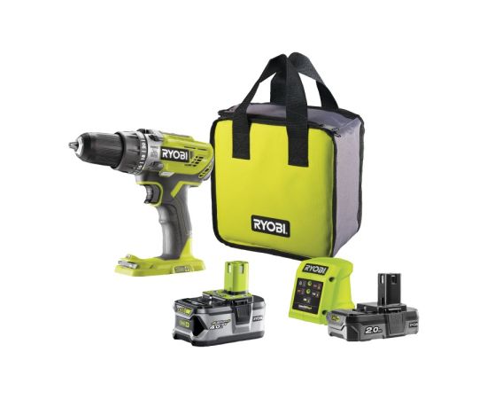 Аккумуляторный ударный дрель-шуруповерт Ryobi R18PD3-242S 18V