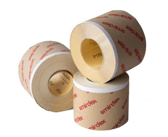 Sandpaper on foam rubber Smirdex 115мм*25м P500