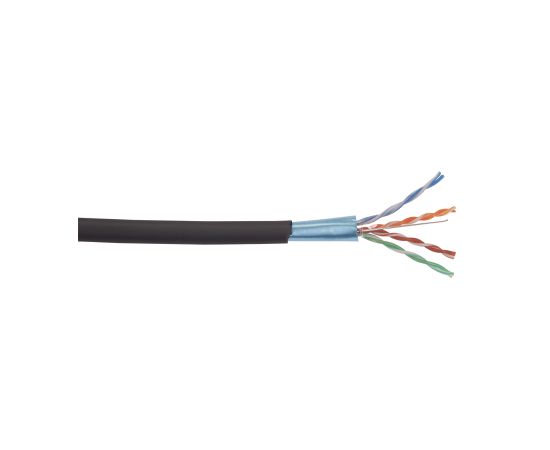 Кабель F/UTP cat5E 4х2х24AWG LDPE черный