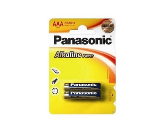 ელემენტი ალკალინური Panasonic Alkaline Power LR03 AAA 2ც.