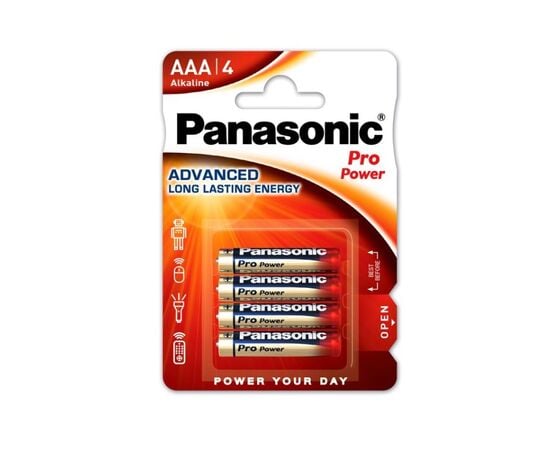 ელემენტი ალკალინი Panasonic LR03 ProPower AAA 4ც.