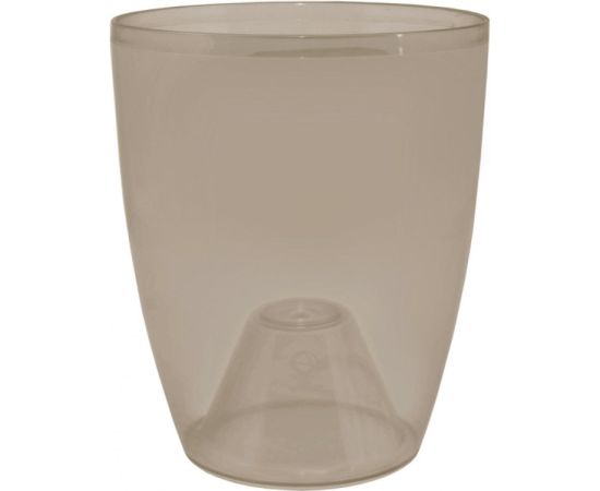 Transparent plastic pot Aleana Orqidea 15x17 brown