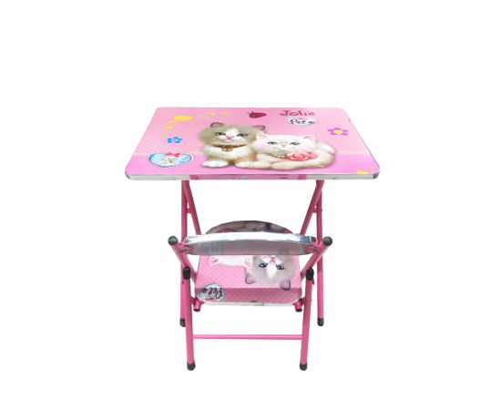 Table with children's chair folding GIRL