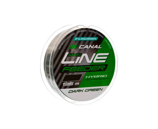 Леска Flagman S-CANAL FEEDER 0,25mm 135m DARK GREEN