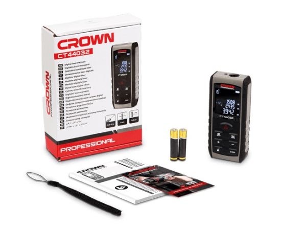 Лазерный дальномер Crown CT44032 40 м