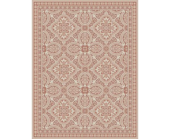 Ковер DCcarpets Terazza 21193 Ivory/Silver/Coral 80x150 см.