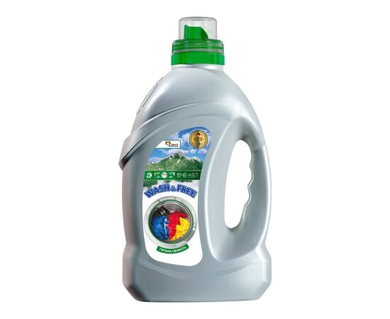 Liquid laundry detergent universal mountain coolness WASH & FREE 2795 2000 gr