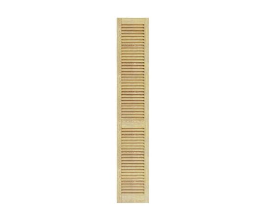 Doors wooden panel jalousie Woodtechnic pine 2013х394