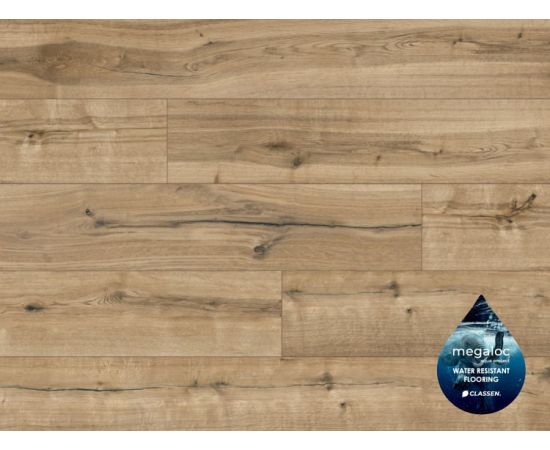 Laminate water resistant Classen Casa Energy Aqua Protect 4V AC5/33 Sierra Rustic Oak 1285x192x8 mm