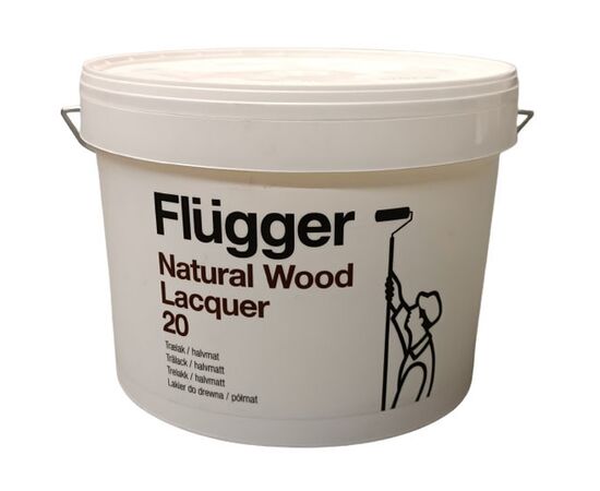 Лак для дерева для внутреннего использования Flugger Natural Wood Lacquer 20 3 л