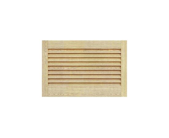 Doors wooden panel jalousie Woodtechnic pine 395х494