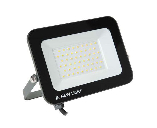 პროჟექტორი LED New Light 50W 4000K 4250Lm SMD E024E Dark Grey