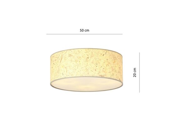 Ceiling lamp EMIBIG ASTON 3 E27 3x MAX 60W cork