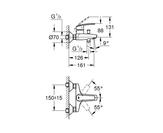 Bathroom mixer Grohe Start 32278001