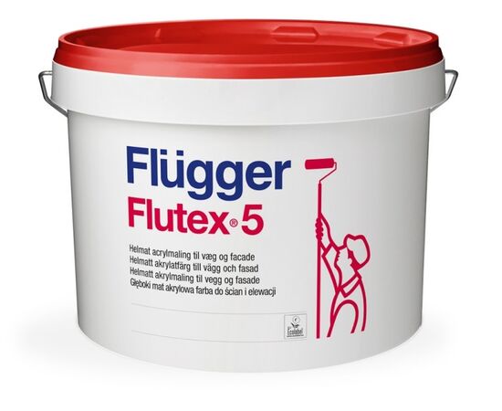 საღებავი ინტერიერის რეცხვადი Flugger Flutex 5 10 ლ